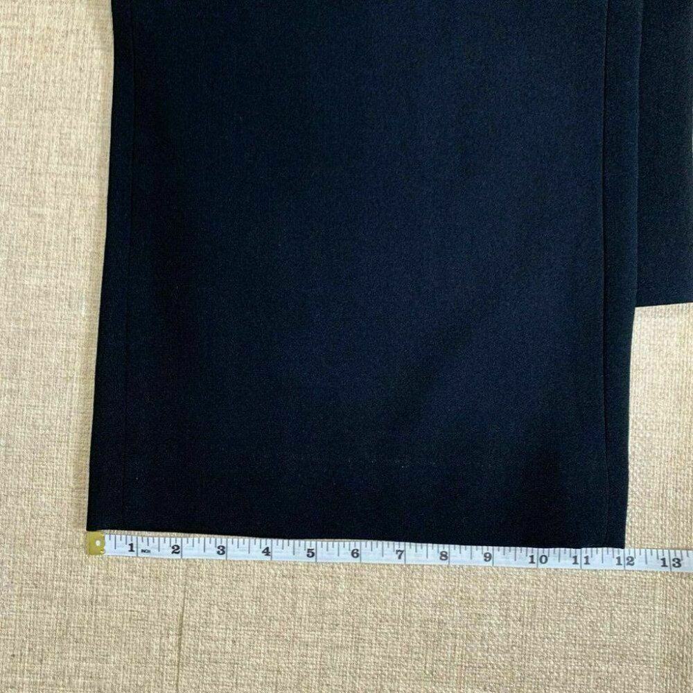 Lauren Ralph Lauren Black Wide Leg Dress Pants Sz 6 Triacetate Blend high waist - Picture 12 of 12